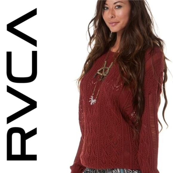 RVCA Sweaters - NWT RVCA Carnaby Street Knit Sweater - Med/Lg